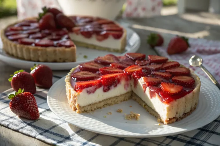 Sobremesa Fresca de Morango em Torta: Passo a Passo para uma Delícia Caseira e Leve