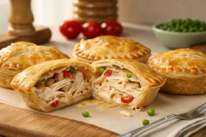 Prato de macarrão fettuccine com molho branco cremoso, polvilhado com pimenta do reino preta e noz moscada fresca, pronto para servir.