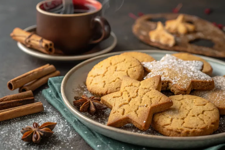 Biscoitos Crocantes de Gengibre com Especiarias – Lanche Rápido e Aromatizado.
