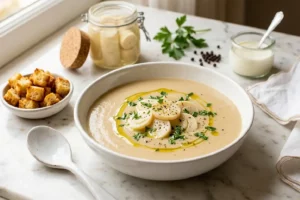 Como fazer sopa de creme de palmito aveludada: receita fácil, elegante e reconfortante em 40 minutos