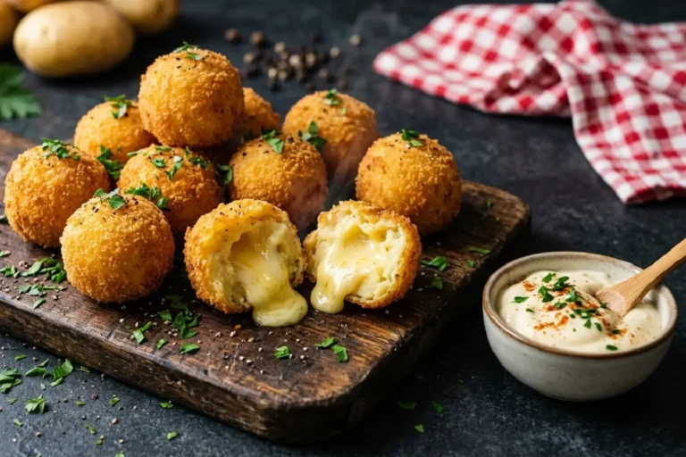 Como fazer bolinhas crocantes de batata e queijo: receita fácil, dourada e irresistível passo a passo
