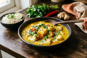 Como fazer curry de peixe indiano cremoso e aromático: receita exótica, fácil e irresistível em 40 minutos