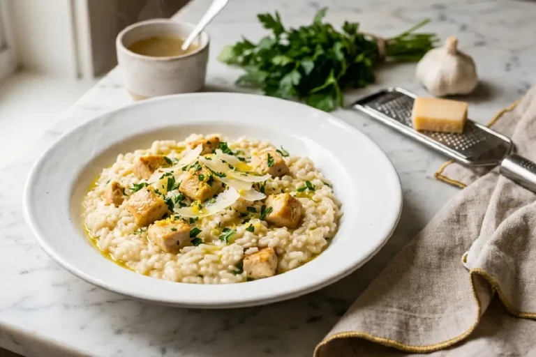 Como fazer risoto de frango cremoso e suculento: receita elegante, fácil e irresistível