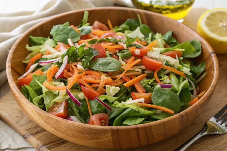 Salada Saudável: Acelga Crocante com Molho Cítrico Rápido