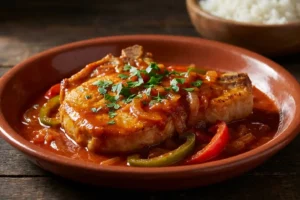 Bisteca Suína Macia com Molho Encorpado na Panela de Pressão