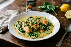Como fazer filé de frango com espinafre e leite de coco cremoso: receita fácil, nutritiva e irresistível em 40 minutos