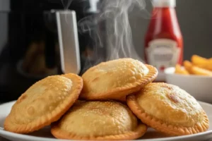 Pastel Crocante de Hambúrguer Assado na Air Fryer – Saudável e Fácil.