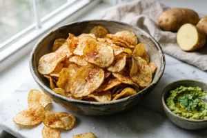 Batata Chips Caseira Crocante e Temperada — Receita Simples e Irresistível que Supera Qualquer Versão de Pacote