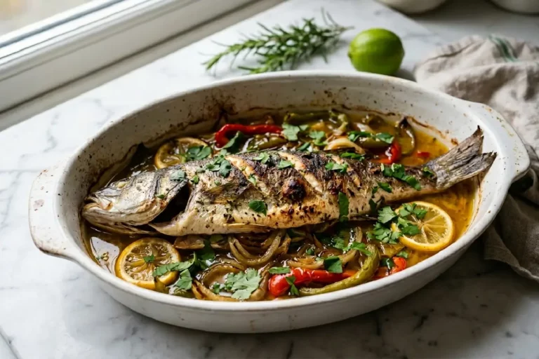 Aprenda a fazer peixe assado na cerveja suculento, saboroso e fácil em apenas 1h05. Receita prática, econômica e absolutamente irresistível para o almoço ou jantar especial.