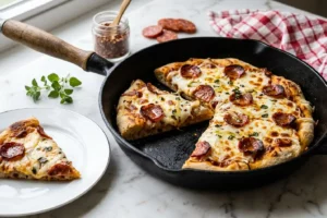 Como fazer pizza na frigideira de calabresa crocante: receita prática, econômica e irresistível sem forno