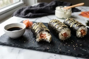 Como fazer sushi dog com cream cheese e salmão crocante: receita criativa, fácil e irresistível perfeita para festas em 50 minutos