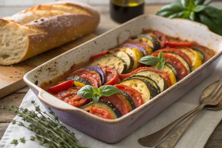 Ratatouille Provençal Colorido no Forno.