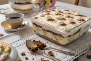 Marido gelado cremoso e refrescante, sobremesa brasileira clássica de festa.