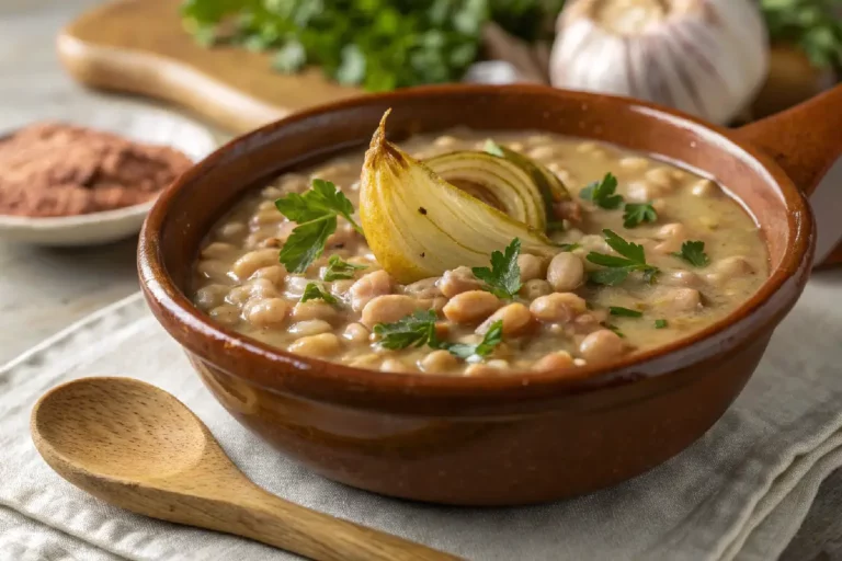 Feijão carioca cozido, típico prato brasileiro, nutritivo e saboroso