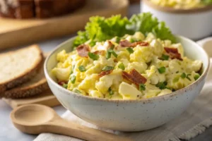 Cremosa Salada de Ovo e Bacon: Opção Nutritiva e Fácil para o Dia a Dia