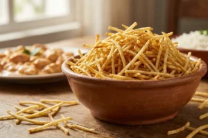 Batata palha caseira crocante e dourada
