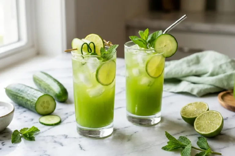 Como fazer suco de pepino com limão: receita refrescante, detox e pronta em 10 minutos