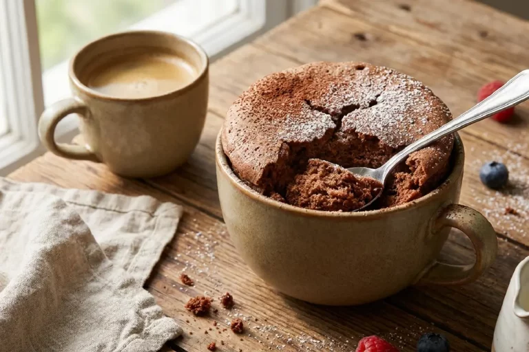 Bolo de caneca sem glúten fofinho e fácil