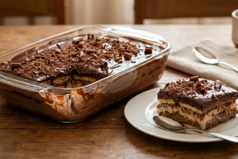 Pavê Amansa Sogra de Chocolate cremoso e fácil