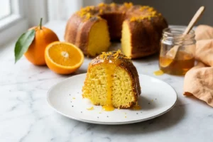Bolo fit de laranja fofinho e saudável sem açúcar e sem farinha de trigo
