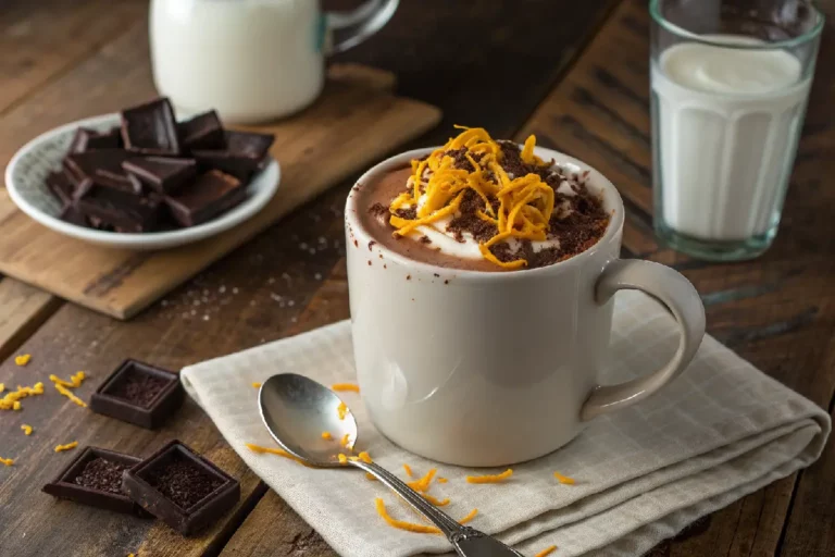 Ovo de Chocolate na Caneca, sobremesa cremosa feita no micro-ondas com chocolate e leite condensado