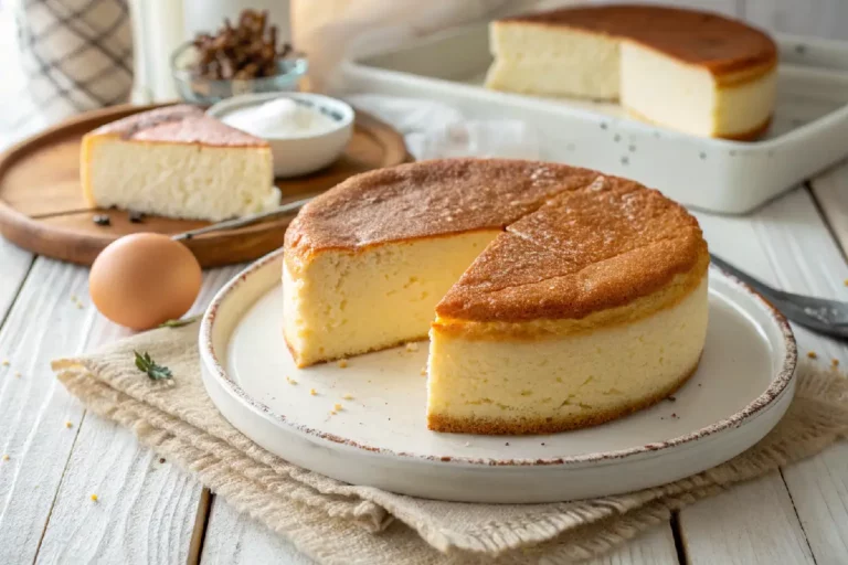Bolo de leite fofinho com cobertura cremosa, sobremesa caseira