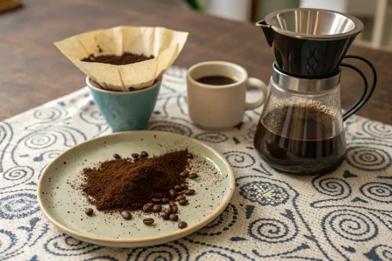 Xícara de café com sobras, maneiras criativas de reaproveitar café