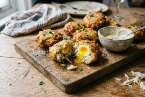 Bolovo de bacalhau caseiro com recheio cremoso