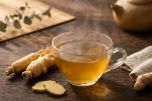 Chá de ginseng caseiro inspirado na cultura oriental