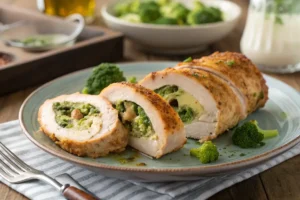 Rolês de Frango com Brócolis: Toque Saudável Para Sua Receita