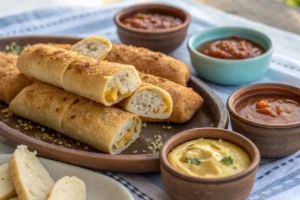 Salgadinhos Crocantes de Frango: De Massa de pão de Forma