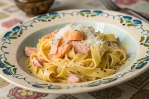 Fettuccine ao Limone com Salmão: Uma Receita Unindo Sabores