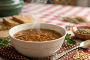 Sopa de Lentilha com Curry: Receita que Aquece o Coração