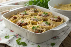 Ninhos de Macarrão Recheados com Carne Seca: Unindo Sabores