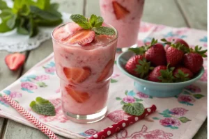 Frozen de Morango: Refrescando os Dias Quentes