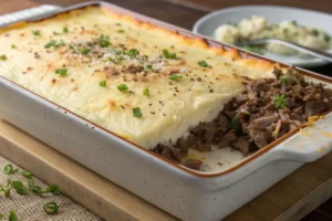 Escondidinho de Carne Seca com Catupiry: Sabor no ponto certo