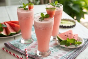 Suco de Melancia com Leite Condensado: Gole de Refrescância