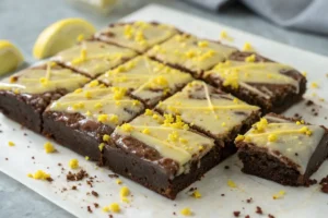 Brownie de Limão: Uma Explosão Cítrica de Sabor