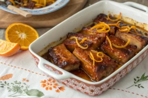 Costelinha Suína com Molho de Laranja e Mel: Sinfonia de Sabor