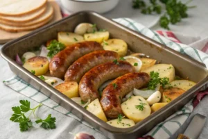 Linguiças Suínas ao Forno com Batatas: Escolha perfeita